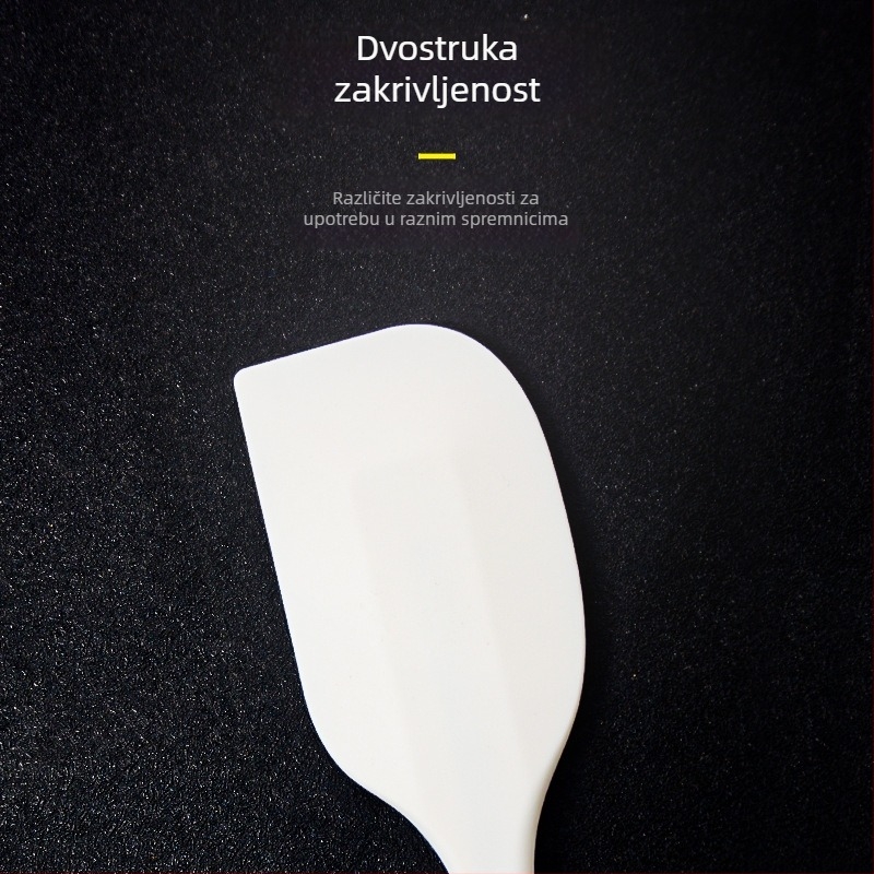 Jednodelna silikonska spatula za krem tortu, velika veličina