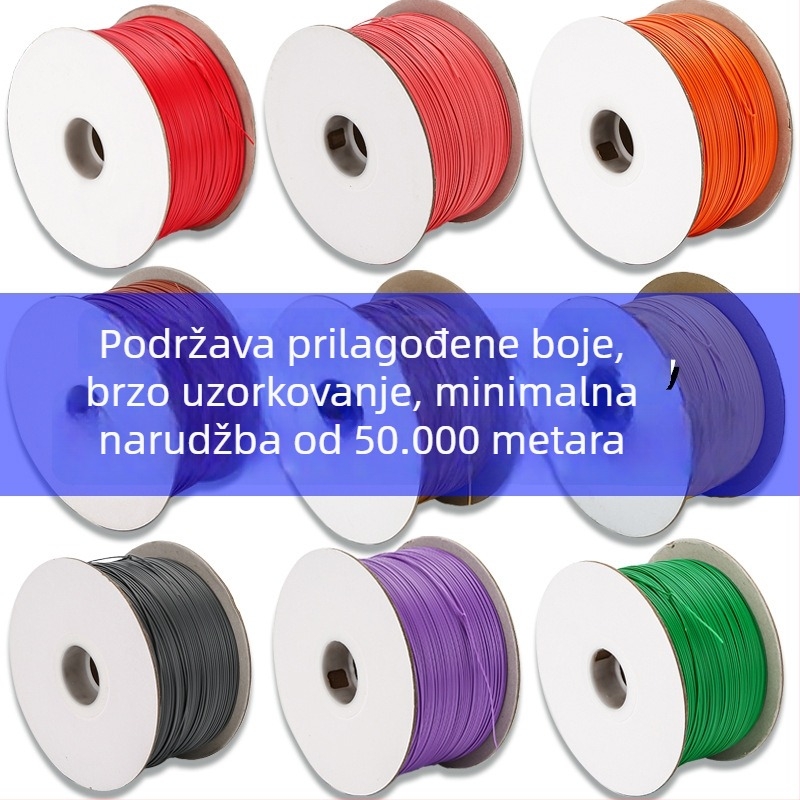 Gumirane vezivne žice za kabelske i podatkovne žice, kompatibilne s mašinom za zavezivanje žica