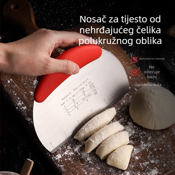 Nehrđajući čelik: spatula za tortu, nož za kremu i scraper za pečenje za kolače i parene peciva