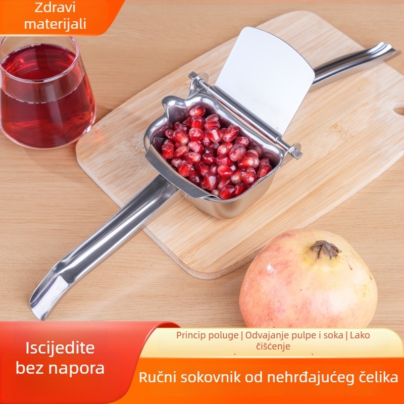 Ručna sokovnica od nehrđajućeg čelika za limun i naranču