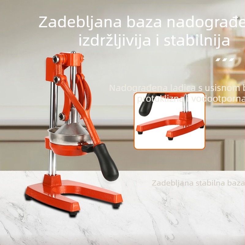 Ručni sokovnik od nehrđajućeg čelika za naranče i limune