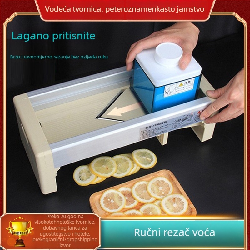 Ručni višenamjenski rezač voća i povrća, rezanje limuna i krumpira, za kućnu upotrebu