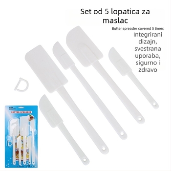 3-dijelni set špatula za pečenje — plastične špatule za kremu