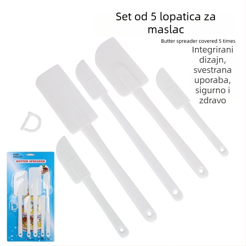 3-dijelni set špatula za pečenje — plastične špatule za kremu