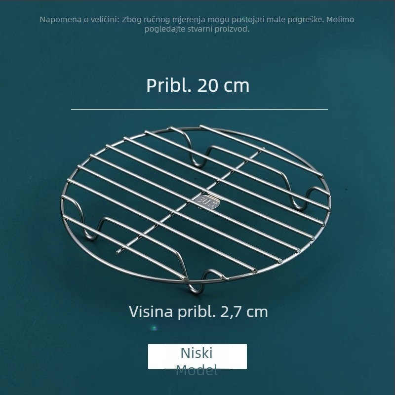 Parna mreža od 316 nerđajućeg čelika, univerzalna mreža za paru jaja, pogodna za wok i košaru za paru