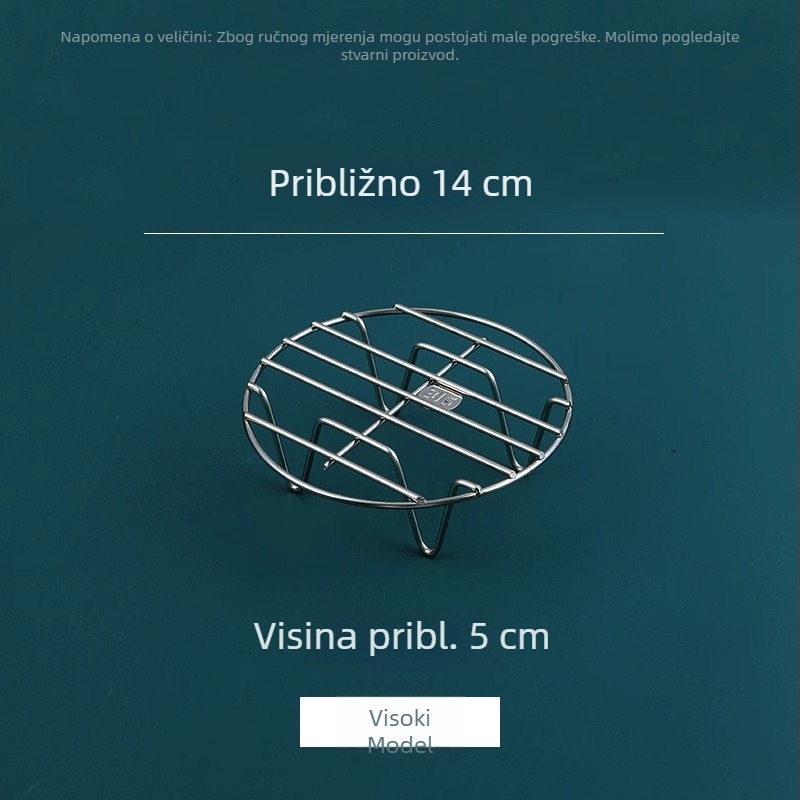 Parna mreža od 316 nerđajućeg čelika, univerzalna mreža za paru jaja, pogodna za wok i košaru za paru