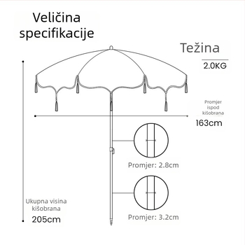 Suncobran za restorane i bazen, vanjski štand, UV zaštita, ojačana konstrukcija dvorišta, komercijalna uporaba