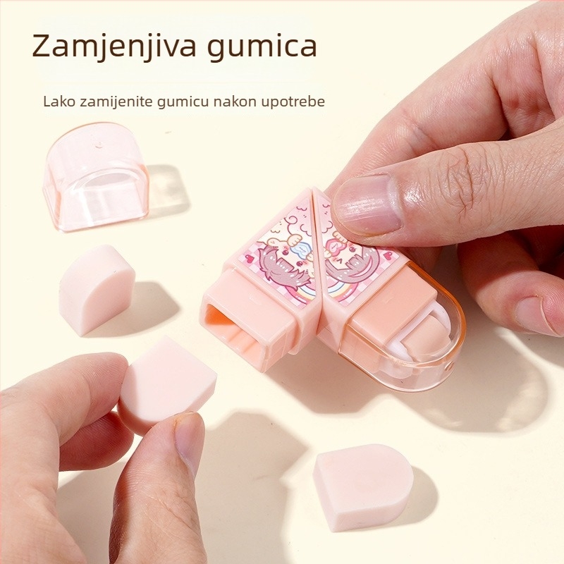 Slatka guma Mochi za učenike – gumica u obliku srca, školski pribor