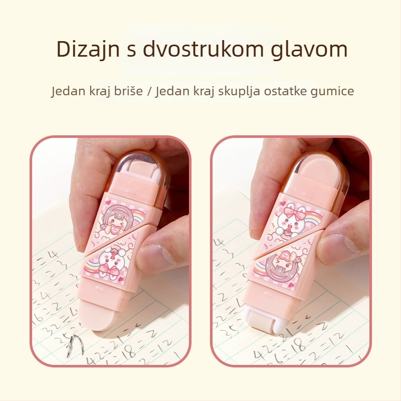 Slatka guma Mochi za učenike – gumica u obliku srca, školski pribor