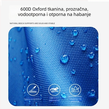 Sklopiva vanjska stolica – lagana i prijenosna za ribolov, roštilj i crtanje na otvorenom