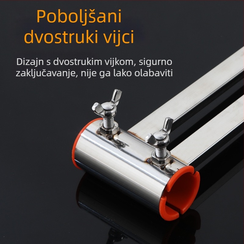 Stalak za kišobran za ribarsku platformu od nehrđajućeg čelika – otporan na vjetar, universalni, debeli veliki držač kišobrana, ribolovni dodaci