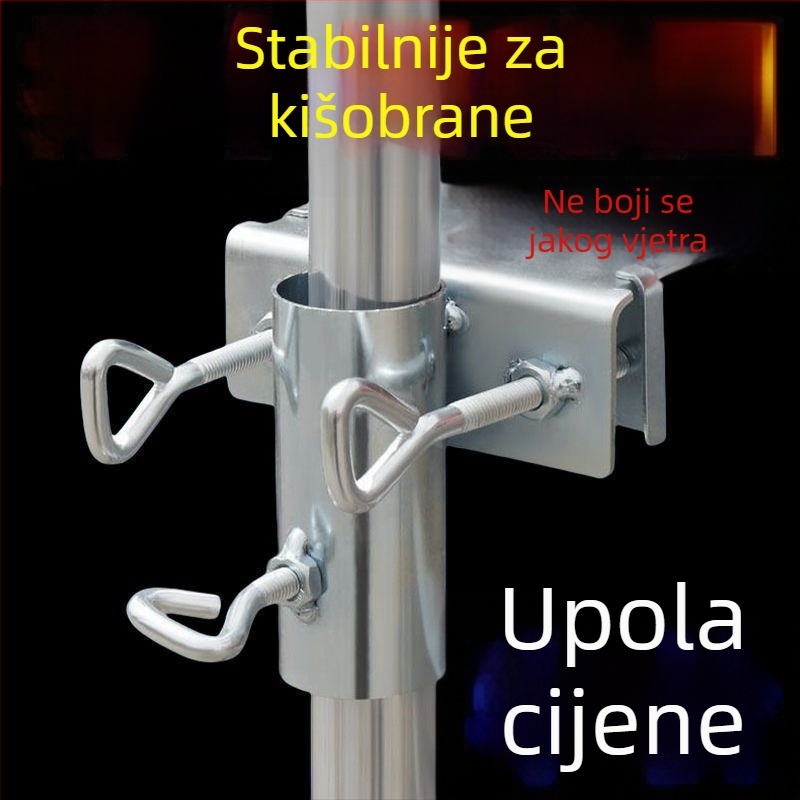 Držač kišobrana za tricikl, velika vanjska baza kišobrana i kreativan nosač kišobrane za kolica
