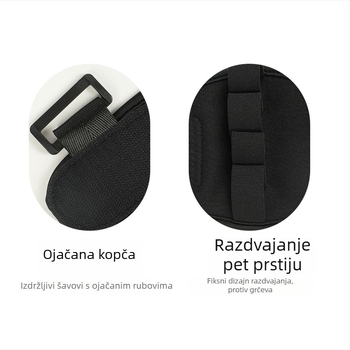 Rukavice za trening snage hvata s podrškom dlana i zapešća, prilagodljiva zaštita za fitness i trening s šipkom