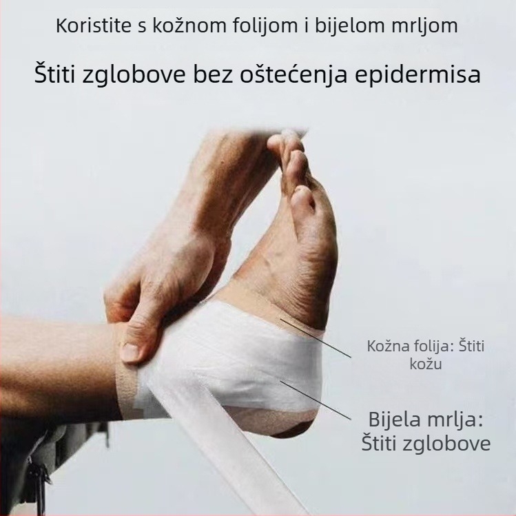 Zaštitni film za zglob ruke i gležnja s penastom podlogom, za košarku i nogomet – sportska traka i zavoj