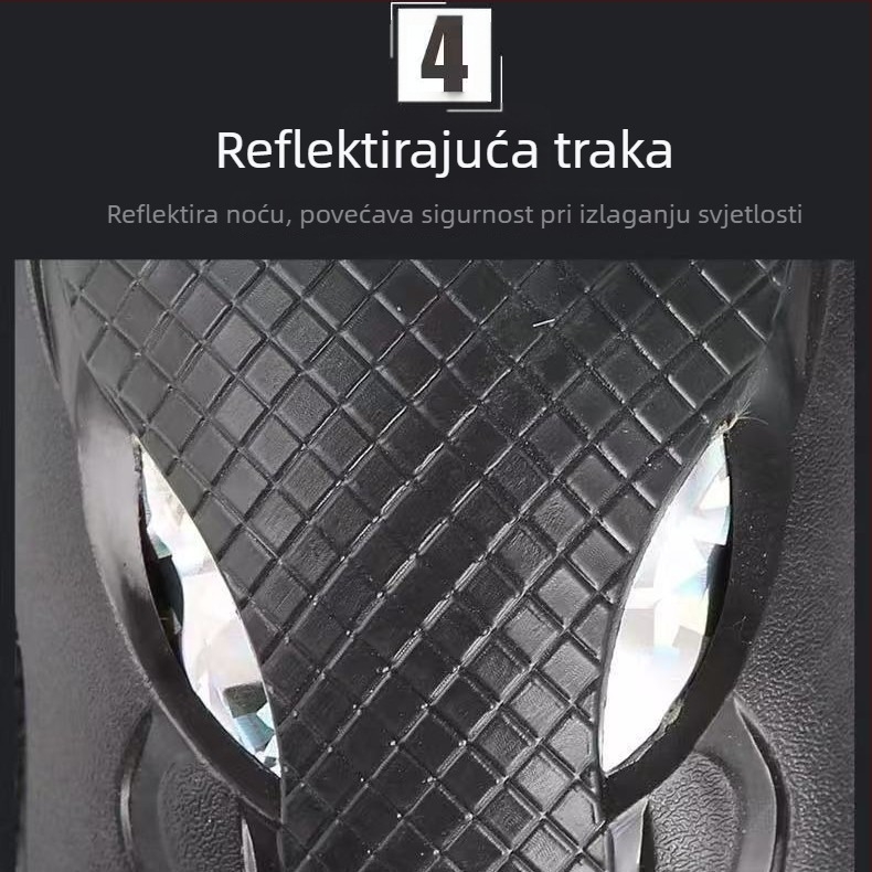 Šestodijelni zaštitni set za rolanje s dizajnom Bull's-eye i Bull-head; pogodan za rolanje, balansna vozila, bicikle i skijanje; unisex za odrasle.