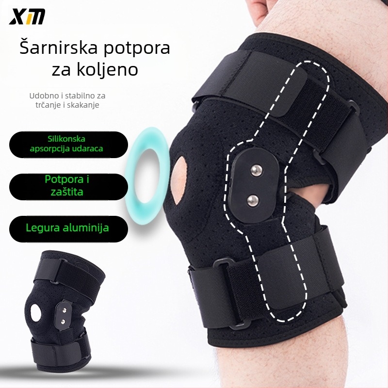 Koljena ortoza s patelarnim šinom i aluminijskim osloncem za trčanje