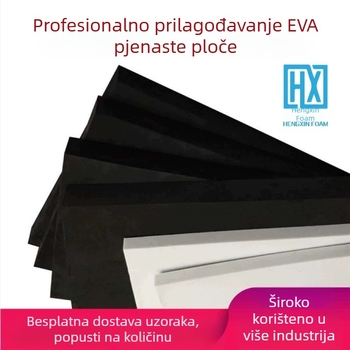 Visoko gusto EVA pjena ploča za pakiranje, tvrdoća 60°, crna, unutarnja podloga za kutiju