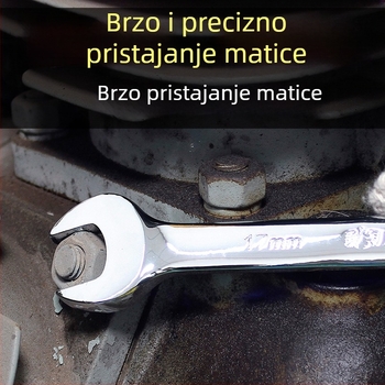 Dvostruki ključ s otvorima 17 mm i 19 mm, produženi alat za popravak automobila