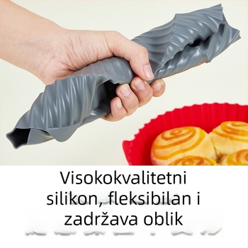 Silikonska podloga za kuhinju za air fryer, otporna na visoke temperature, posuda za pečenje od silikona, prehrambeni silikoni, veliki i mali modeli, kućna upotreba