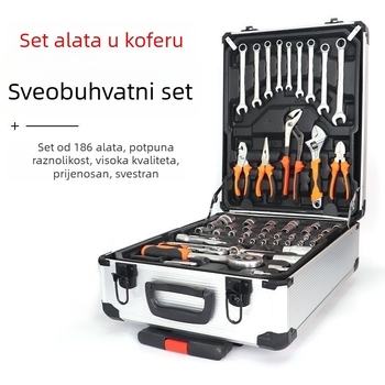 187-dijelni set alata za popravak automobila u kutiji