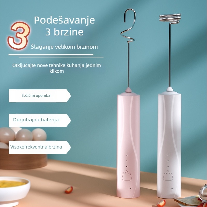 Bežični ručni elektromixer za pečenje – mućenje jaja i kreme, 3 brzine CF002