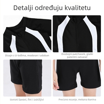 Dječji set kupaćeg kostima s brzosušećim materijalom – kupaći kostim i gaćice, uzrast 2–14 godina