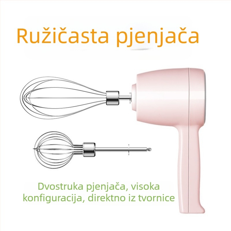 Bežični mućkalica za jaja, električni šlag-mikser, kućna upotreba, 304 nehrđajući čelik