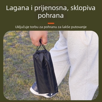 Sklopivi vjetrobran za plinski kuhalo – od aluminijske legure