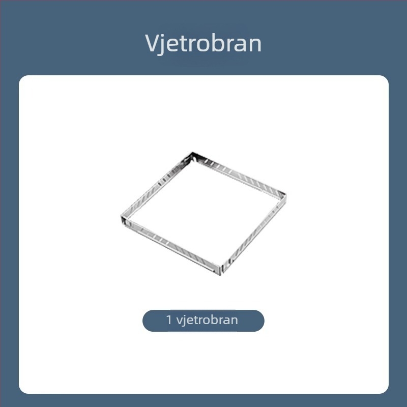 Sklopivi vjetrobran za plinski kuhalo – od aluminijske legure