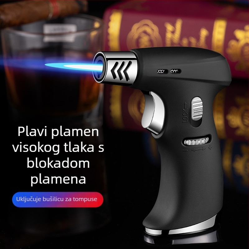 Ručni plinski plamenik 601, otporan na vjetar, podesivi plamen, višestruka namjena za zavarivanje i roštilj