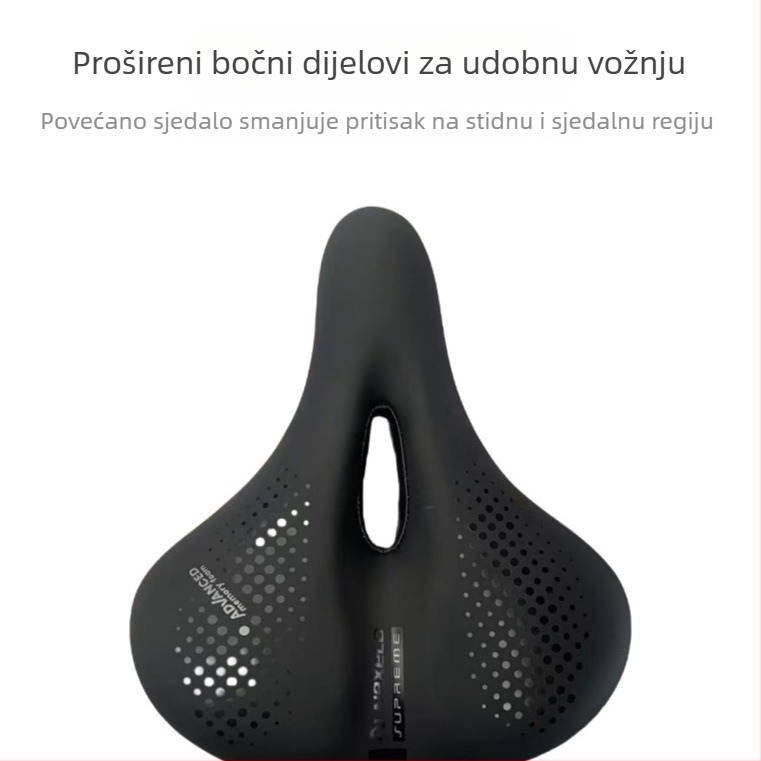 Premium sjedalo za planinski bicikl s udobnim jastučićem i amortizacijom udaraca