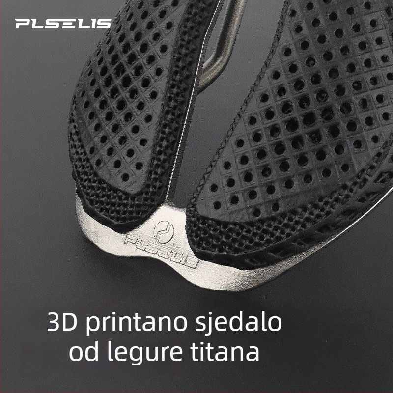 Plselis 3D-iztiskano sjedalo za bicikl od titanijeve legure – visoke čvrstoće, ultra lagano, prozračno, apsorpcija udara, šuplje jezgro