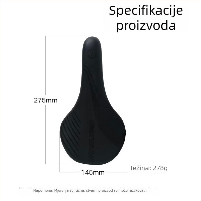 Lako, vodootporno i otporno na habanje sjedalo za bicikl – pogodno za cestovne, planinska i gradska bicikla.