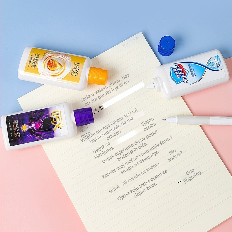 Leqi Shi šampon i gel za tuširanje, set korekcijske trake za učenike – povoljna ponuda, trajno darilo