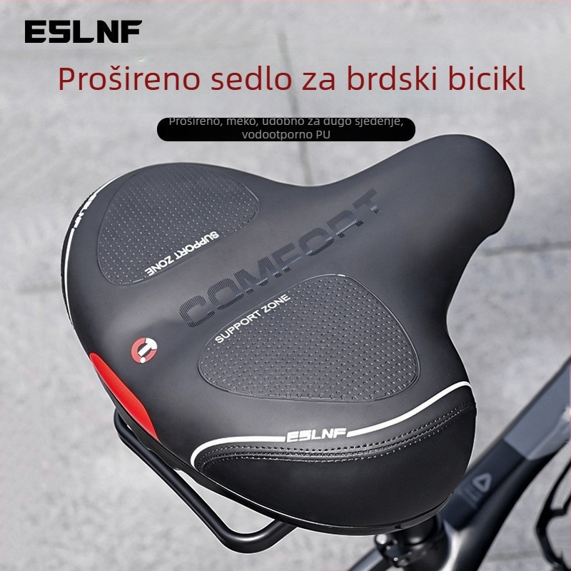 Sjedalo za planinski bicikl – debelo i široko, silikon Ultra-Soft apsorpcija udara, udobno za sklopive bicikle