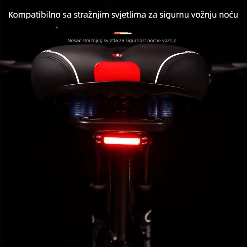 Sjedalo za planinski bicikl – debelo i široko, silikon Ultra-Soft apsorpcija udara, udobno za sklopive bicikle
