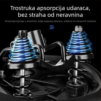 Proširena i prozračna sjedalica za brdski bicikl s širokim i debelim jastučićem za udobnu vožnju