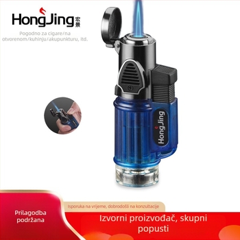 Hongjing 1205 Vjetroodporni zapaljivač s mini plamenom za kuhinju, kampiranje i roštilj