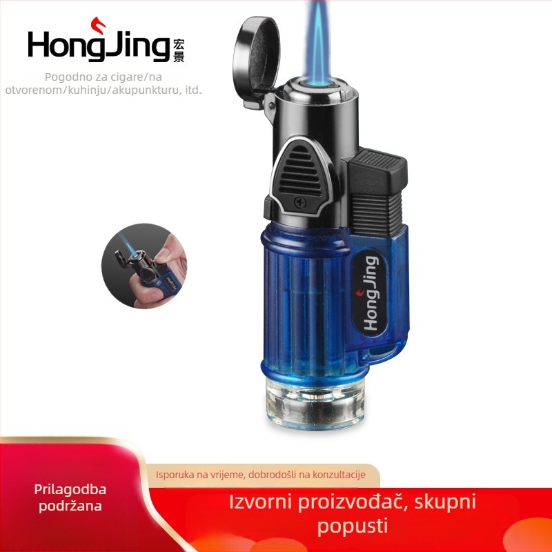 Hongjing 1205 Vjetroodporni zapaljivač s mini plamenom za kuhinju, kampiranje i roštilj