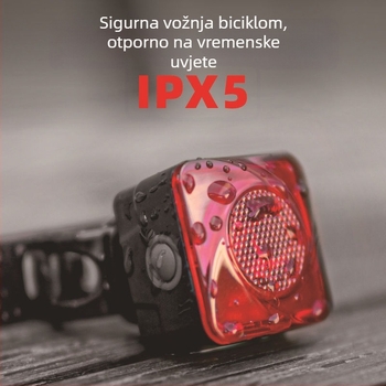 TWOOC USB punjiva zadnja svjetiljka za bicikl, visoke svjetline, za cestovne i planinske bicikle