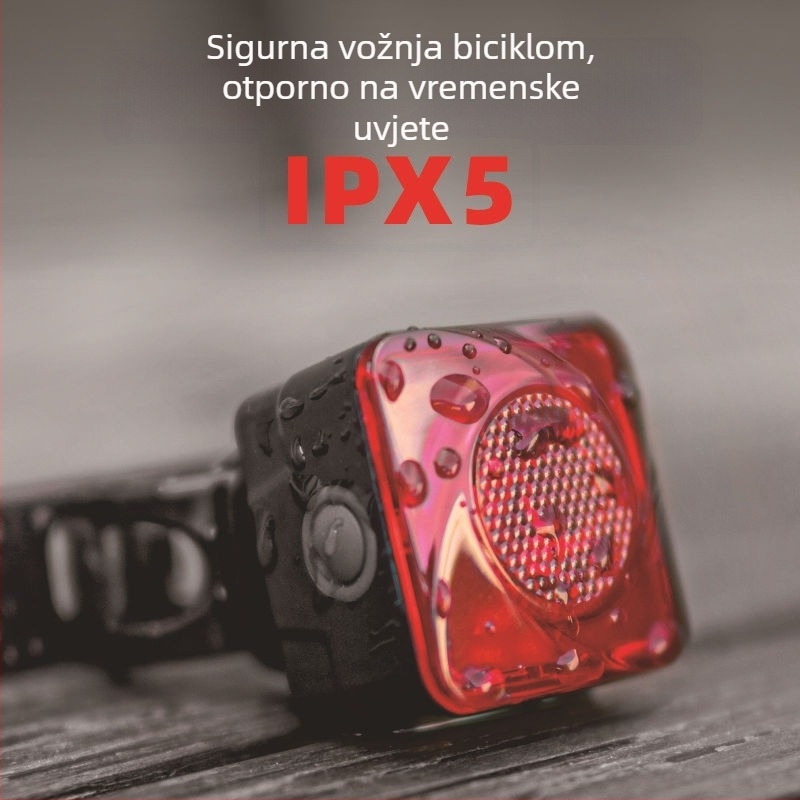 TWOOC USB punjiva zadnja svjetiljka za bicikl, visoke svjetline, za cestovne i planinske bicikle