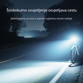 Bounce fruit prednja svjetiljka za bicikl s digitalnim prikazom, tri LED diode, aluminijska legura, vodootporna, za cestovne bicikle, snažno svjetlo za noćnu vožnju