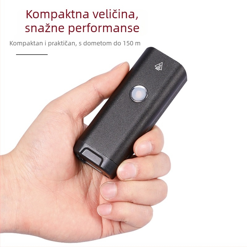5W XPG prednja svjetiljka za bicikl, aluminij, MTB, 1800mAh, USB-C punjenje
