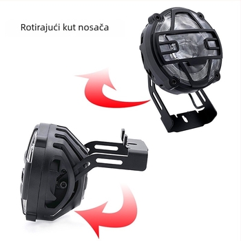 X5 aluminijski univerzalni prednji far za električni snježni skuter, aluminijska legura, 36V/48V, visok i nizak snop