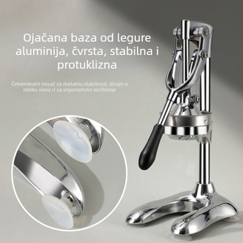 Ručni sokovnik za štandove — komercijalne klase, 304 nehrđajući čelik, sok od limuna i naranče