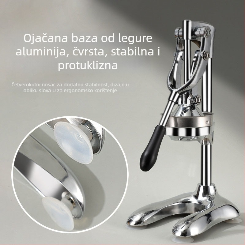 Ručni sokovnik za štandove — komercijalne klase, 304 nehrđajući čelik, sok od limuna i naranče