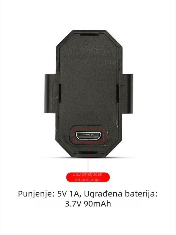 LED svjetlo za motocikl i bicikl, punjivo, bljeskavo, šareno za noćnu vožnju