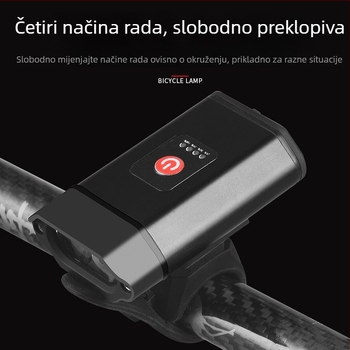 Svjetlo za bicikl od aluminijske legure s LED diodama visoke svjetline, višefunkcionalna lampa za noćnu vožnju