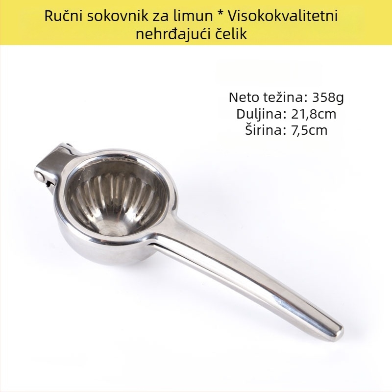 Ručni sokovnik od 304 nehrđajućeg čelika za limune, naranče i jabuke