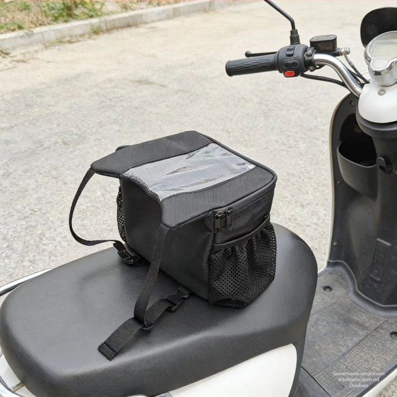 Prednja torba za električni bicikl, vodootporna kutija za pohranu s pristupom zaslonu na dodir